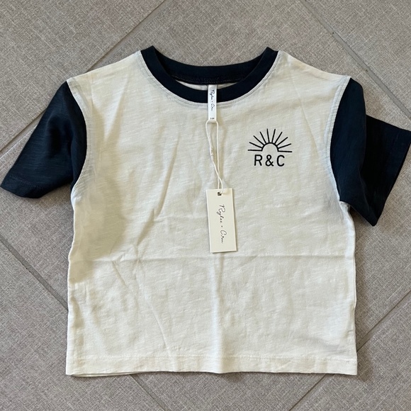 Rylee + Cru Other - Rylee + Cru "Keep Shining" contrast Tee size 2-3Y, NWT